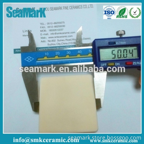 Wear resistance zirconia/alumina ceramic sheet